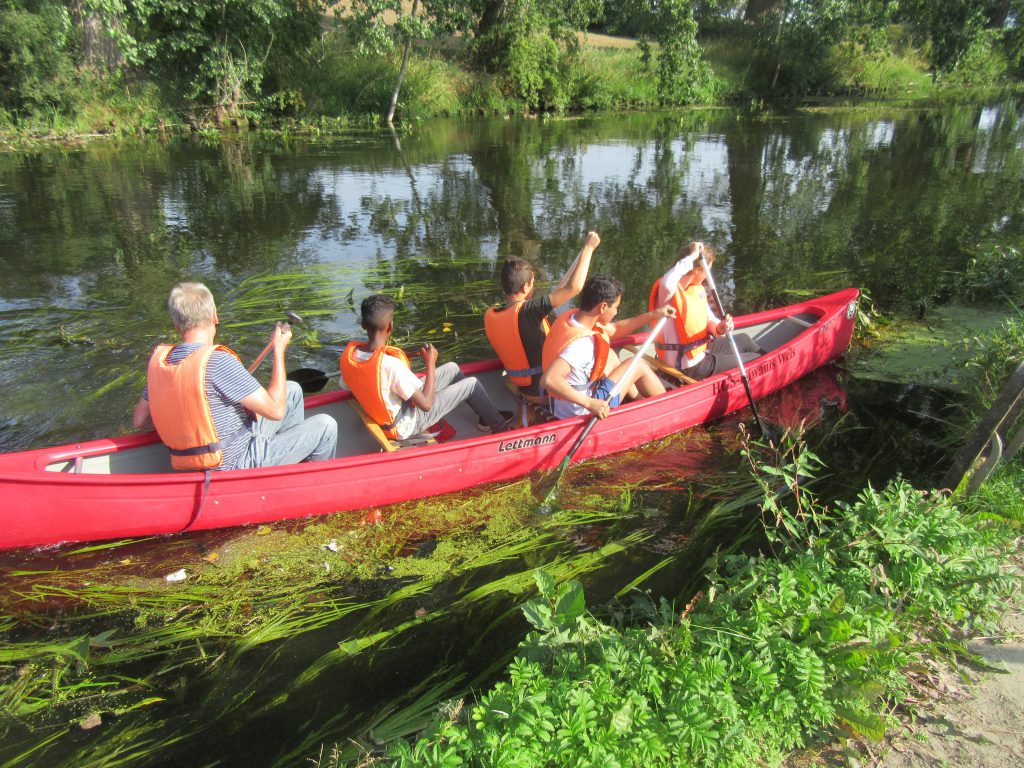 Paddeln auf der Trave Foto: Heinz Egleder