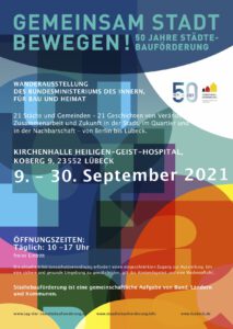Wanderausstellung "50 Jahre Städtebauförderung" zu Gast in Lübeck